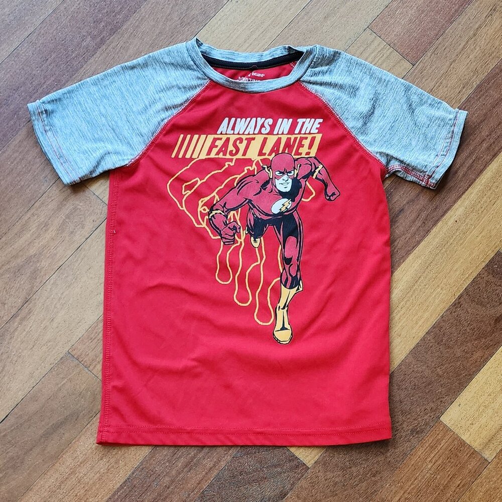 Jumping Beans Flash "Always In The Fast Lane" Amazing Active Tee Size 8